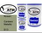 Preview: Nissan, Canteen Metallic, D13: 500ml Lackdose + 500ml Klarlack + 250ml Härter - Set, von ATW Autoteile West.